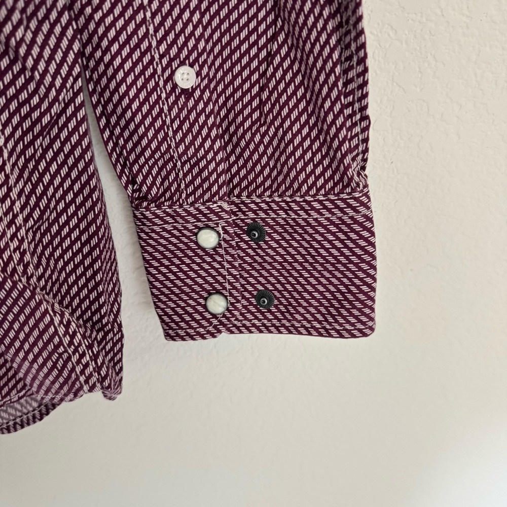 Cinch Western Shirt Relaxed Long Sleeve Pearl Snap SZ L - Picture 3 of 5